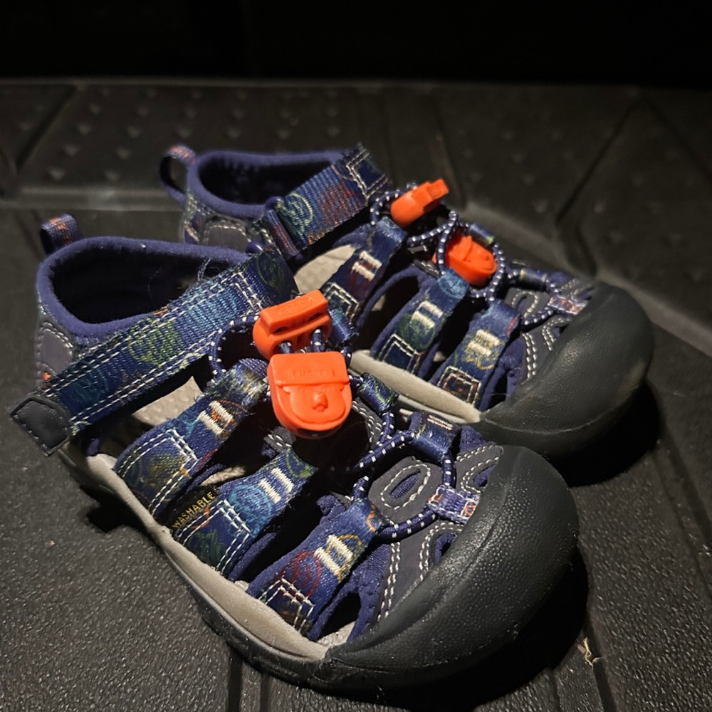 Keen Kids Navy and Red Sandals